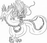 Dragon Chinese Draw Step Traditional Drawing Sketch Dragoart Guide sketch template