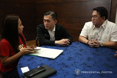 special assistant to the president christopher lawrence go meets with sister of late ofw