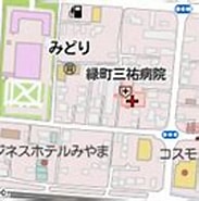 Image result for 山口県防府市緑町. Size: 183 x 99. Source: www.mapion.co.jp