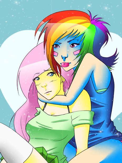 Rainbow Dash And Fluttershy By Justicebustedus On Newgrounds