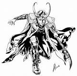 Coloring Pages Loki Marvel Avengers Colouring Printable Hobbit Drawing Draw Thor Movies Drawings Adult Sheets Tom Choose Board sketch template