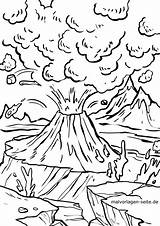 Vulkan Ausmalbild Malvorlage Vulkane Vulkanausbruch Ausmalen Kolorowania Kinderbilder Wulkan öffnen Großen Nie Dzieci Wulkanu Volcanoes Reisen Eruption Volcanic sketch template