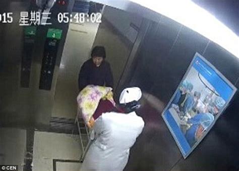 chinese granmother catches woman wheeling her grandson out of the hospital daily mail online