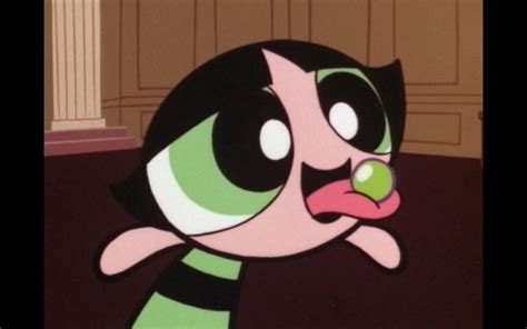 buttercup eating candy from the powerpuff girls episode candy is dandy the powerpuff girls
