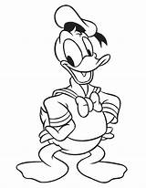 Donald Duck Coloring Pages Cartoon Daisy Kids Clipart Cliparts Ducks Cartoons Printable Mickey Mouse Disney Character Drawings Print Clip Library sketch template