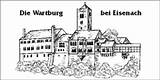 Wartburg Eisenach Motiv Grenzenlos Erfurt sketch template