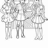 Blair Barbie Coloring School Pages Willows Uniform Hellokids Charm Princess Isla Princesses Stars sketch template