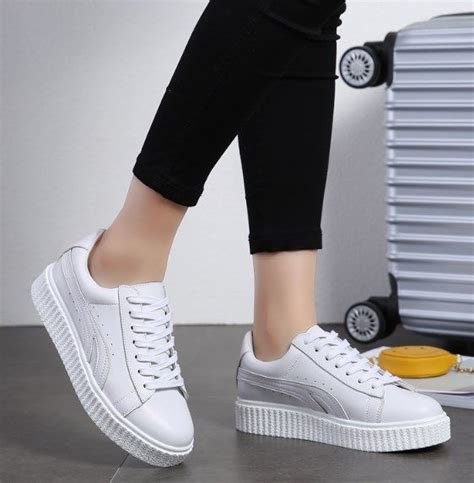 fashion white genuine leather sneakers shoes sneakers leather sneakers shoes shoes