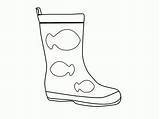 Coloring Boots Rain Pages Clipart Template Snow Sheet Sketch Womens Outline Quality High Library Popular Coloringhome sketch template