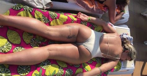 Topclipmaker Sunbathing Bikini Candid She Dont Know