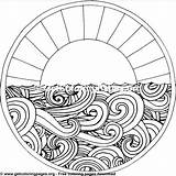 Getcoloringpages Mandala sketch template