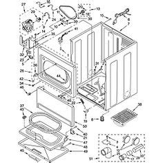 kenmore  series model  parts diagram dryer repair kenmore dryer gas dryer