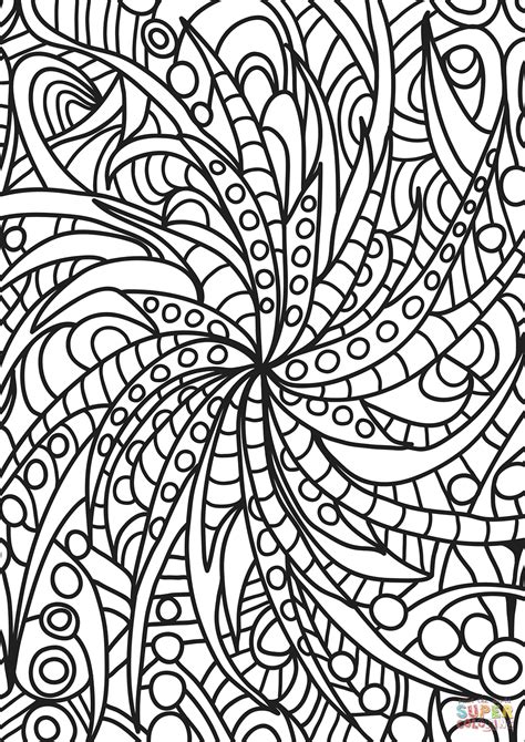 printable hearts coloring page