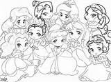 Coloring Pages Princess Disney Baby Cute Ariel Choose Board Letscolorit sketch template