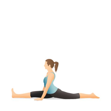 yoga pose front splits pocket yoga