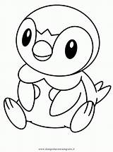 Coloring Pages Piplup Pokemon Colouring Pokémon Popular sketch template