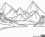 Andes Paisaje Pintar Venezuela Arctic Montaña Designlooter Appalachian Sheets Sencillos Venezolanos Montañas sketch template