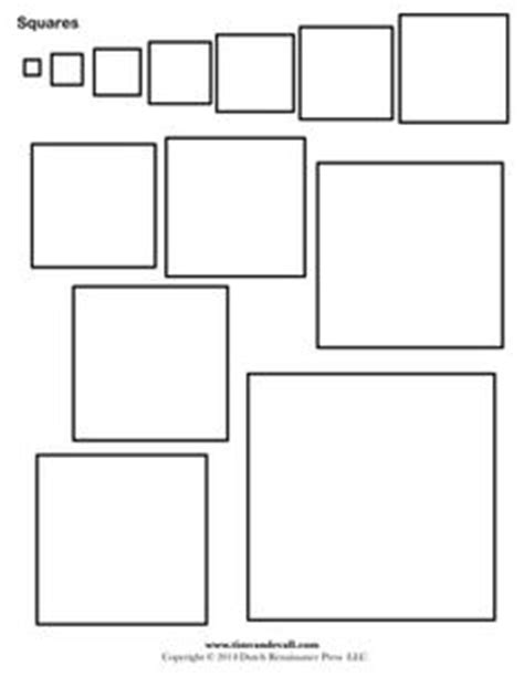 blank square templates geometryshapes pinterest squares