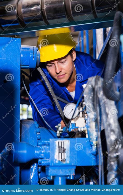industrial machine operator stock image image  engineer mechanic