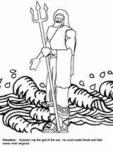 Poseidon Greci Disegni Mythology Grece Grecia Colorare Coloringpages101 Mythical Zeus Demeter Coloringhome Bambini Creativity Ages Deus Gifgratis sketch template