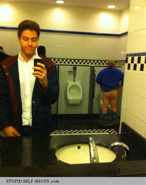 Public Bathroom Selfie Gone Wrong Stupid Self Shots