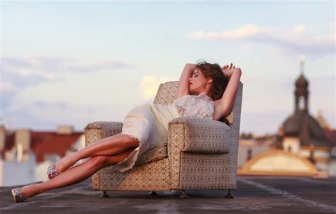 wallpaper girl dress legs style photo sunset model