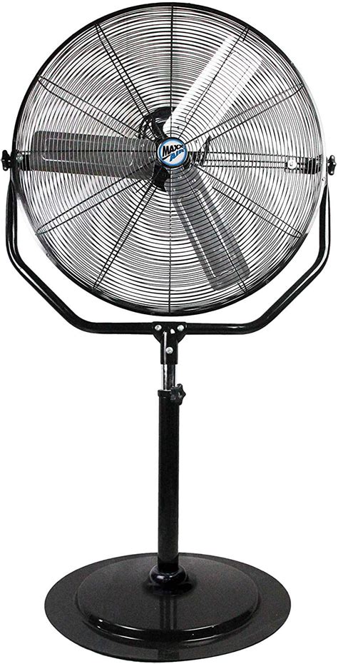 maxxair hvpfyokeups  industrial pedestal fan high powered high cfm stand fan walmartcom