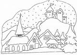 Krajobraz Zimowy Colorir Dessin Pemandangan Mewarnai Coloriage Neige Kolorowanka Imprimir Musim Dingin Druku Marimewarnai Colorier Imprimer Salju Snowy Terpopuler Daftar sketch template