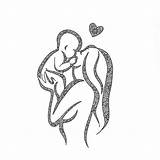 Mandala Dibujos Mother Para Imagenes Lactancia Materna Madre Arte Baby Dibujo Embarazo Hijo Mama Son Mom Con Tumblr Puro Pintura sketch template