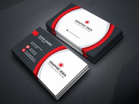 eps premium business card design template graphic prime graphic design templates