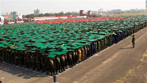 bangladesh breaks human flag record cnn