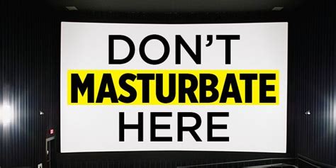 8 Places You Should Never Masturbate