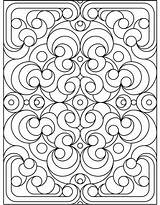 Coloring Deco Pages Patterns Grown Ups Print sketch template