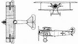 Fokker Vii Biplane Plans Airdrome Vintage Dvii Aerofred Aeroplanes Blueprints Aircraft sketch template