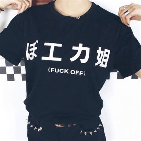 Shirt Grunge Pastel Goth Edgy Anime Japan Antisocial