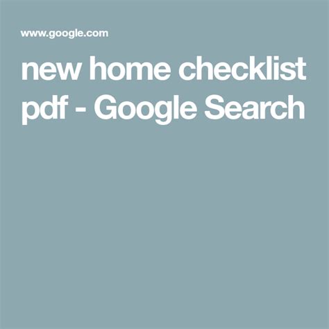 home checklist  google search  home checklist checklist  homes