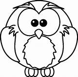 Coloring Cartoon Pages Owl Printable Kids Color Book Clip Colouring Clipart Monday Cartoons March Para Simple Birds Colour sketch template