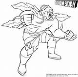 Doomsday Coloring Superman Pages Template sketch template