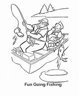Fishing Coloring Pages Sheets Boat Scout Activity Going Kids Printable Fun Colouring Camping Clipart Bluebonkers Drawing Boy Camp Cub Holiday sketch template