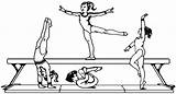 Gymnastique Gymnastics Dessins Gymnastic Resultat Gymnasts Coordinativas Everfreecoloring Capacidades sketch template