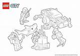 Lego City Coloring Pages Deep Sea Colouring Set Starter Print Creatures Printable Getdrawings Getcolorings Color sketch template