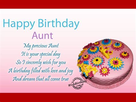 precious aunt    special day birthday wishes happy birthday pictures