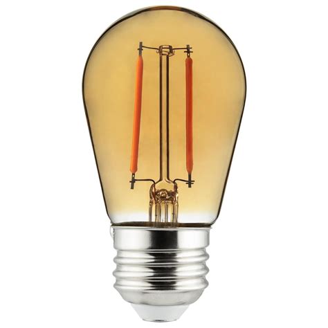 sunlite    led amber  medium screw base light bulb walmartcom