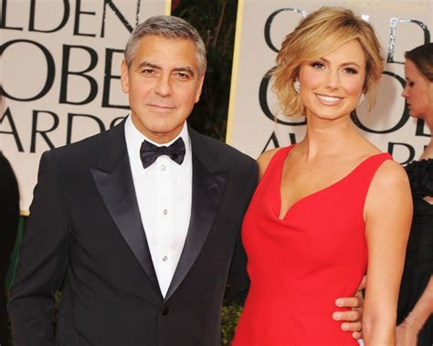 george clooney stacy keibler broke up over the phone