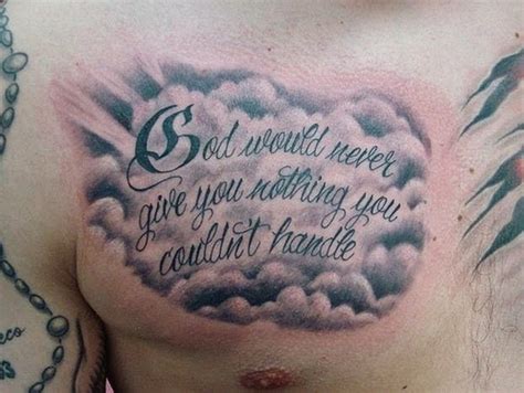 [32 ] Bible Verse Tattoos Religious Chest Tattoos For Black Men