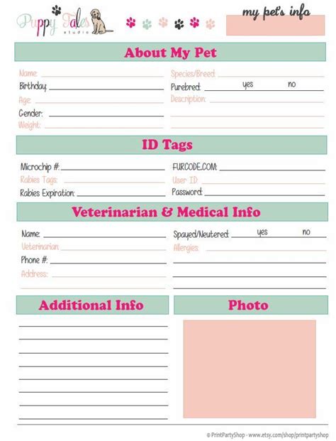 pet information sheet  easy crate training