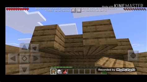 mcpe part  making  house youtube