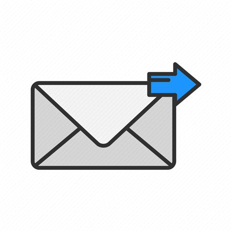 mail message outgoing message send email icon   iconfinder