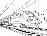 Coloring Train Pages Station Getcolorings sketch template