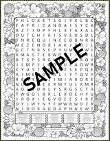 Wordsearch sketch template